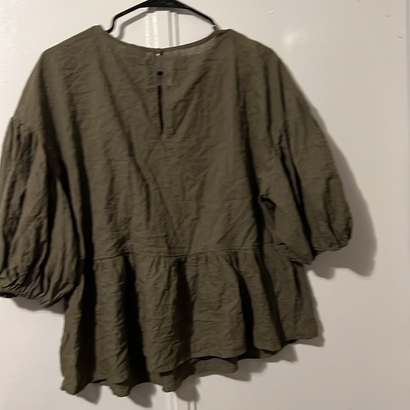 Large hunter green dressy shirt from target - Picture 2 of 2